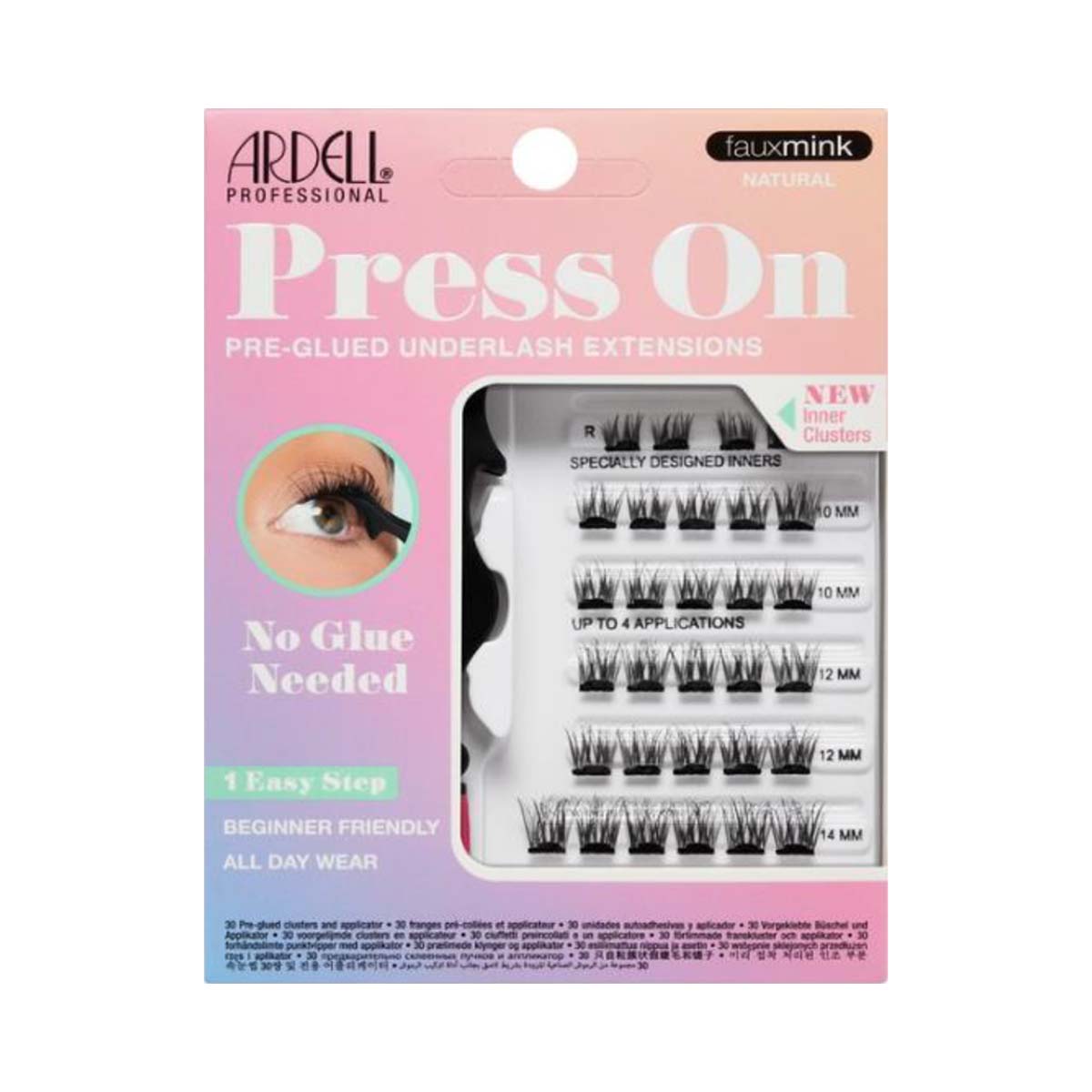 ARDELL PRESS ON FAUXMINK LASHES NATURAL 38676