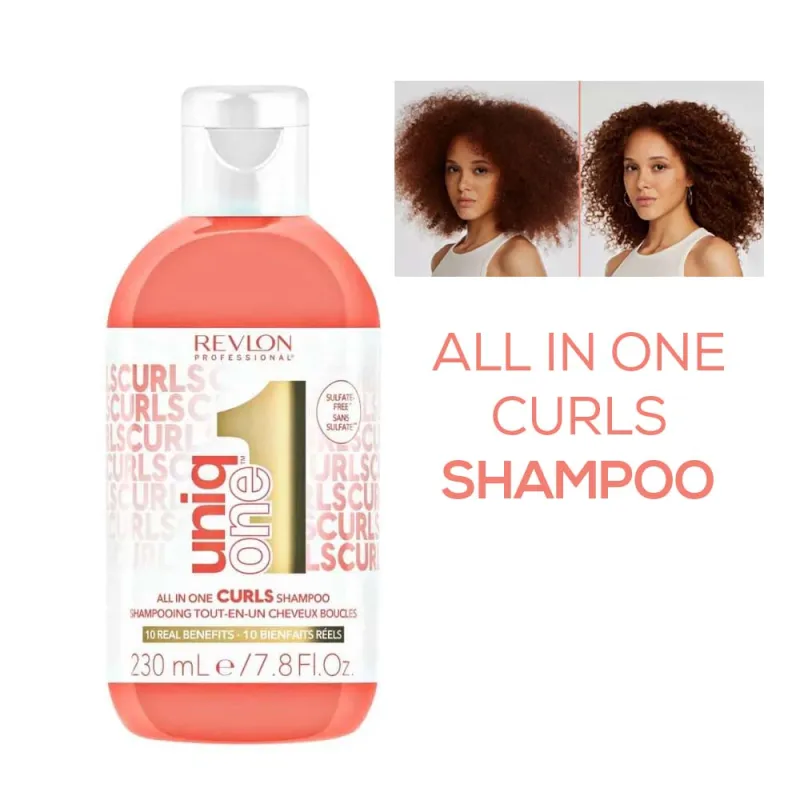 REVLON UNIQ ONE CURLS SHAMPOO 230ML