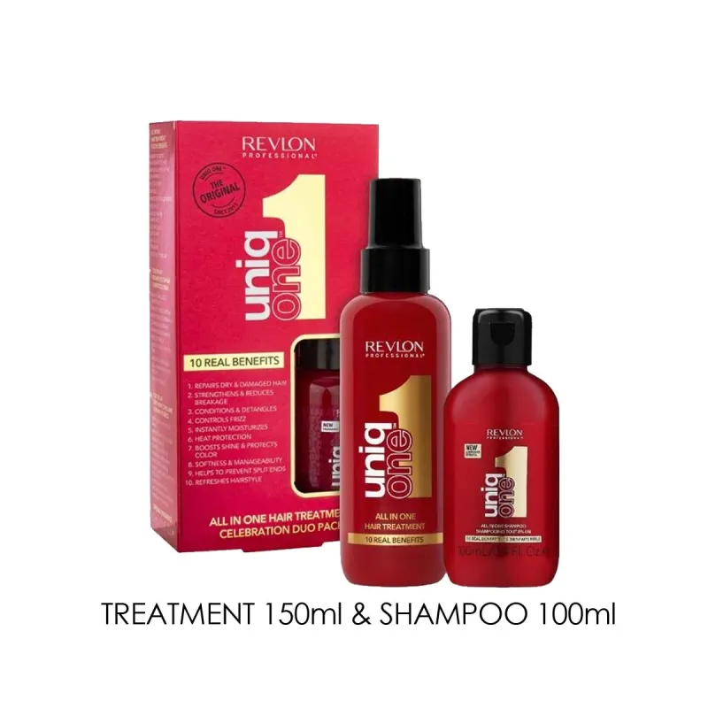 REVLON UNIQ ONE SET TREATMENT 150ml & SHAMPOO 100ml