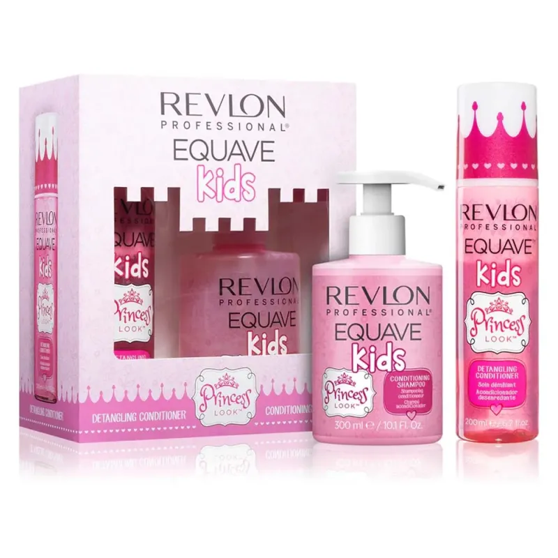 REVLON KIDS PRINCESS DUO DETANGLING EQUAVE SHAMPOO & CONDITIONER SET