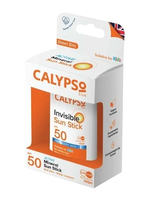CALYPSO ACTIVE MINERAL SUN STICK 15g CALST50MN