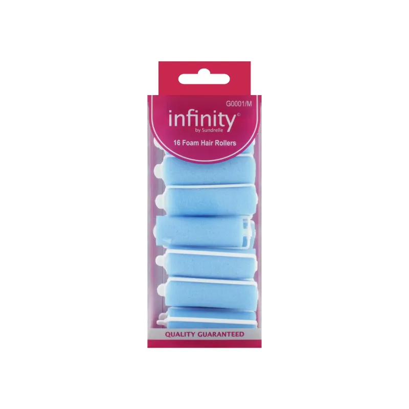 INFINITY 16 PACK FOAM ROLLERS  MED