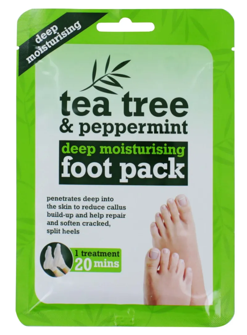 TEA TREE & PEPPERMINT FOOT MASK x 24