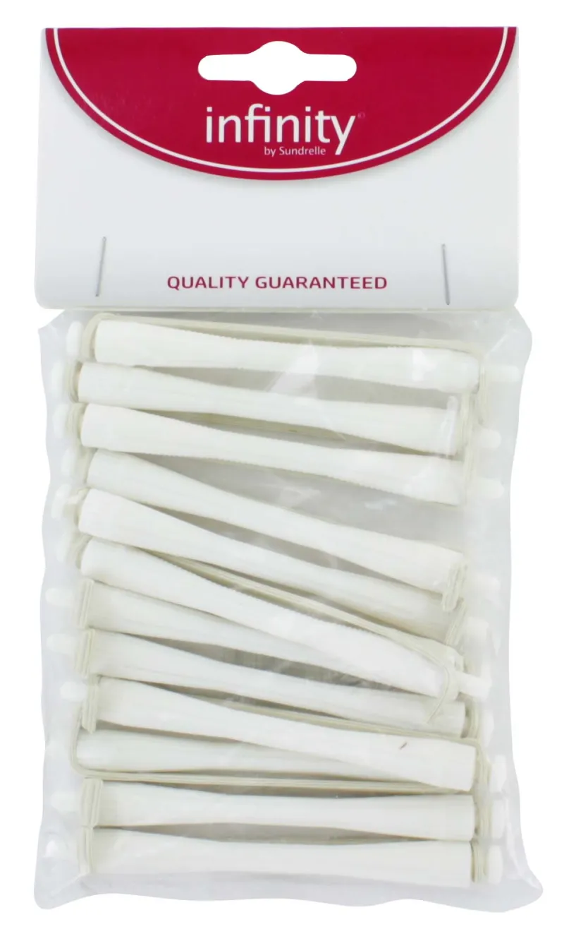 INFINITY PERM ROLLERS 12'S  WHITE