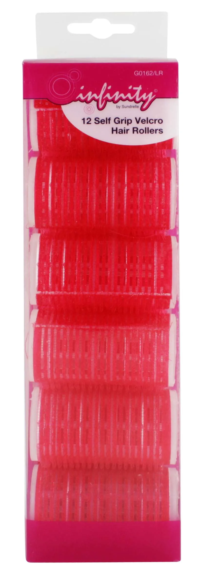 INFINITY VELCRO ROLLERS LARGE RED