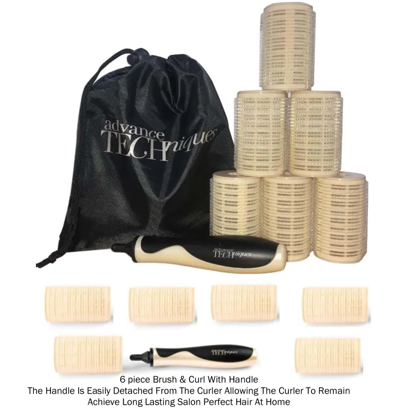 ADVANCE TECHNIQUES VELCRO ROLLER BAG SET