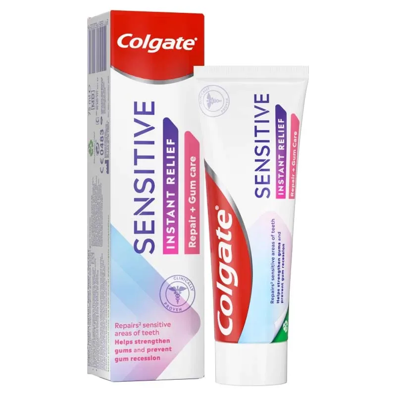 COLGATE INSTANT RELIEF SENSITIVE T/PASTE GUM CARE 75ml