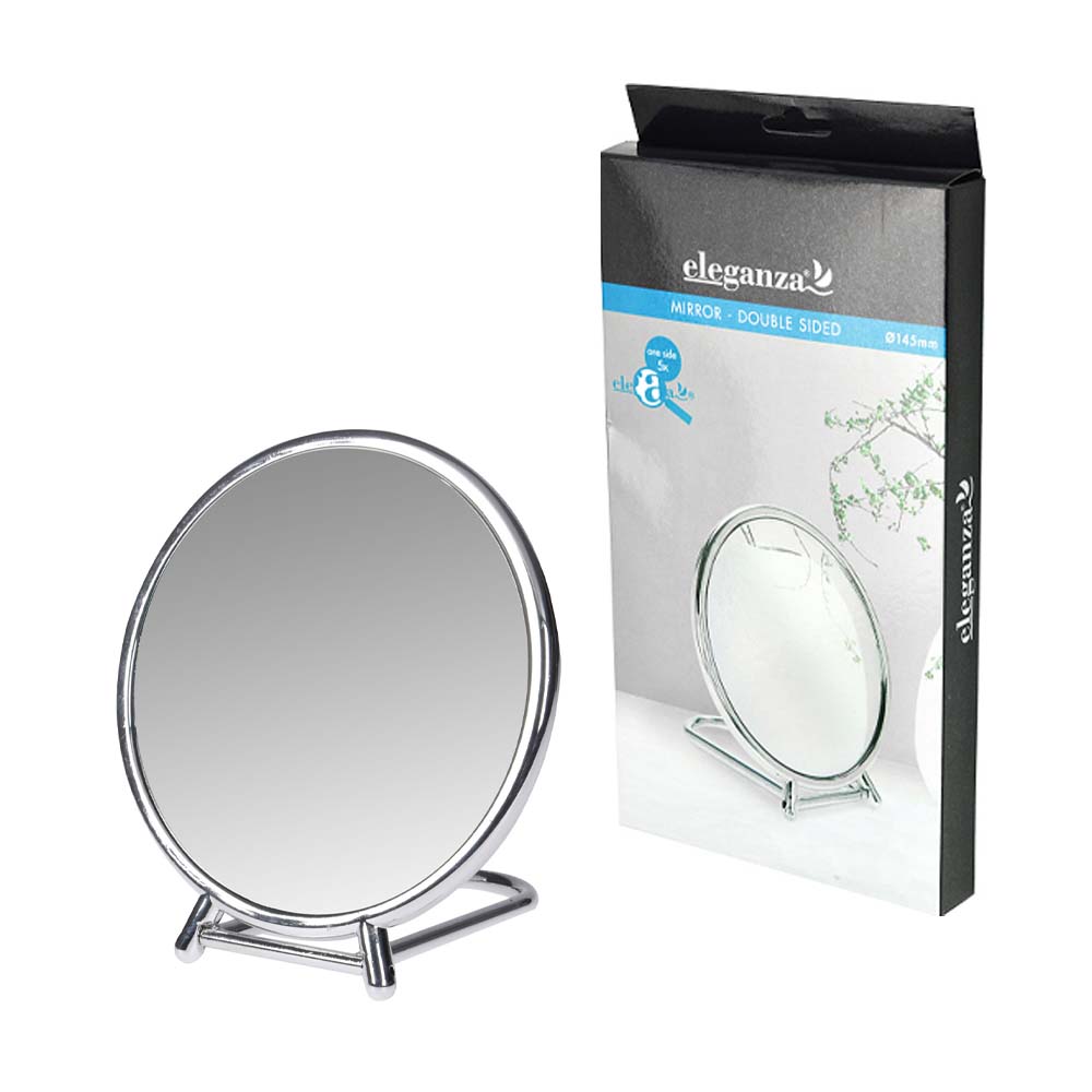 170299090 ELEGANZA 145mm DOUBLE SIDED MIRROR