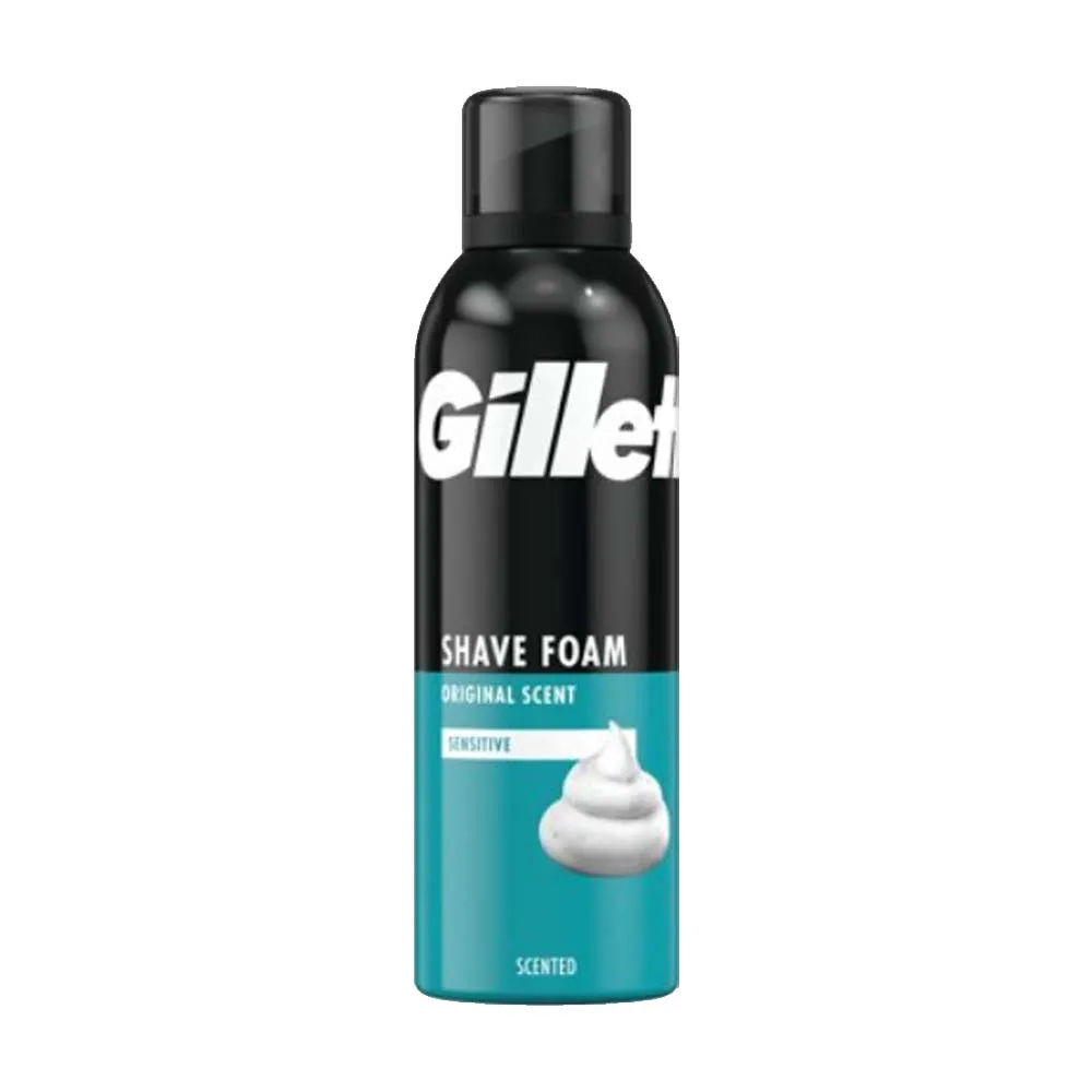 GILLETTE SHAVING FOAM SENSITIVE 200ml