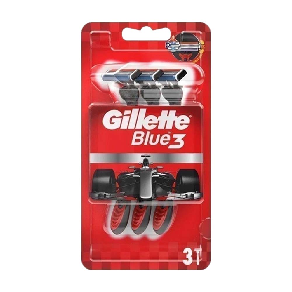 GILLETTE BLUE 3 PLUS RAZORS 3s