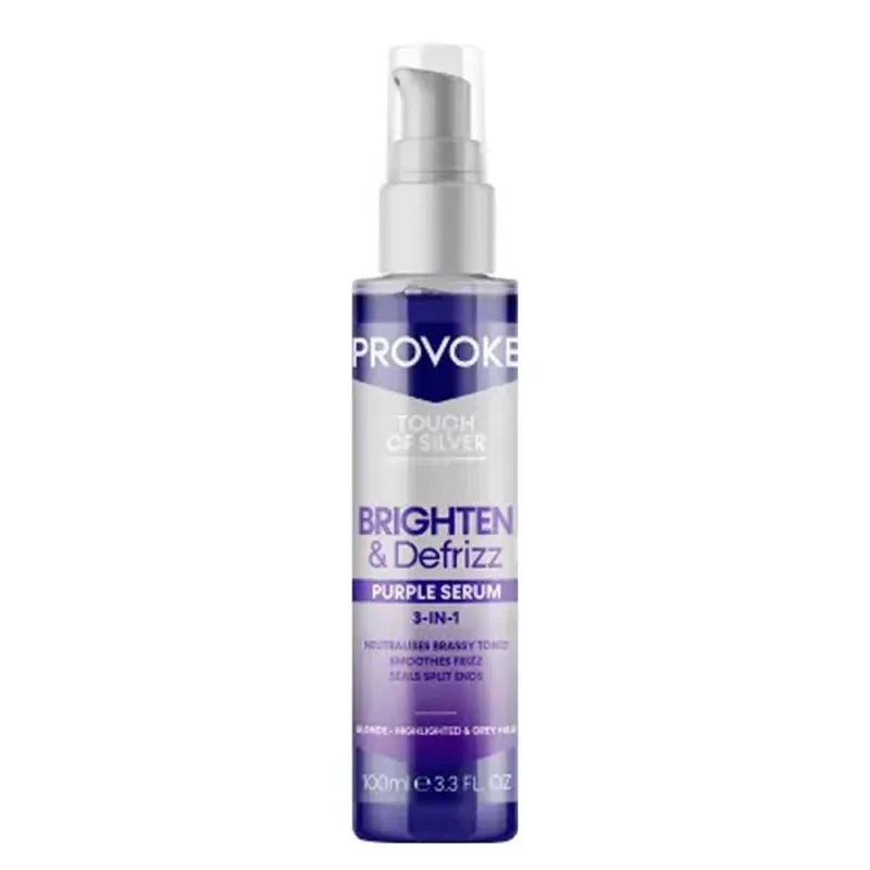 PROVOKE BRIGHTEN + DEFRIZZ PURPLE SERUM 100ml