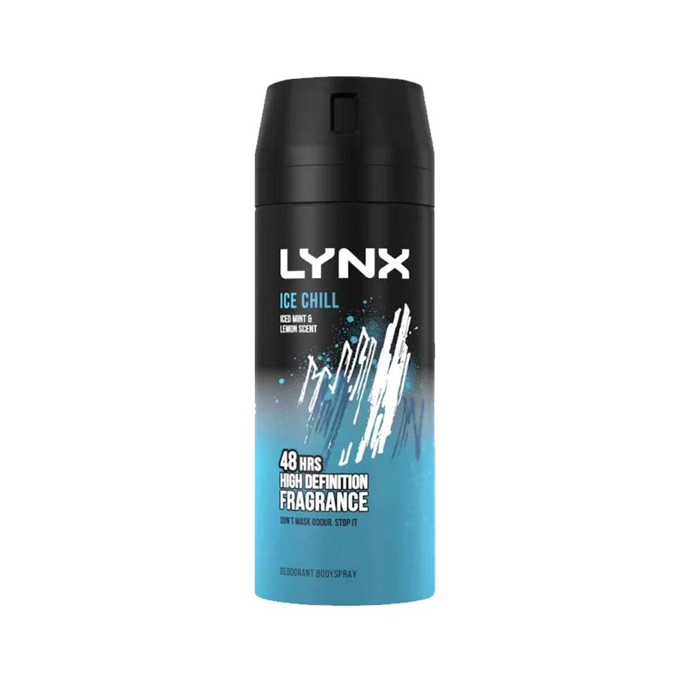 LYNX ICE CHILL DEODRANT 150ml