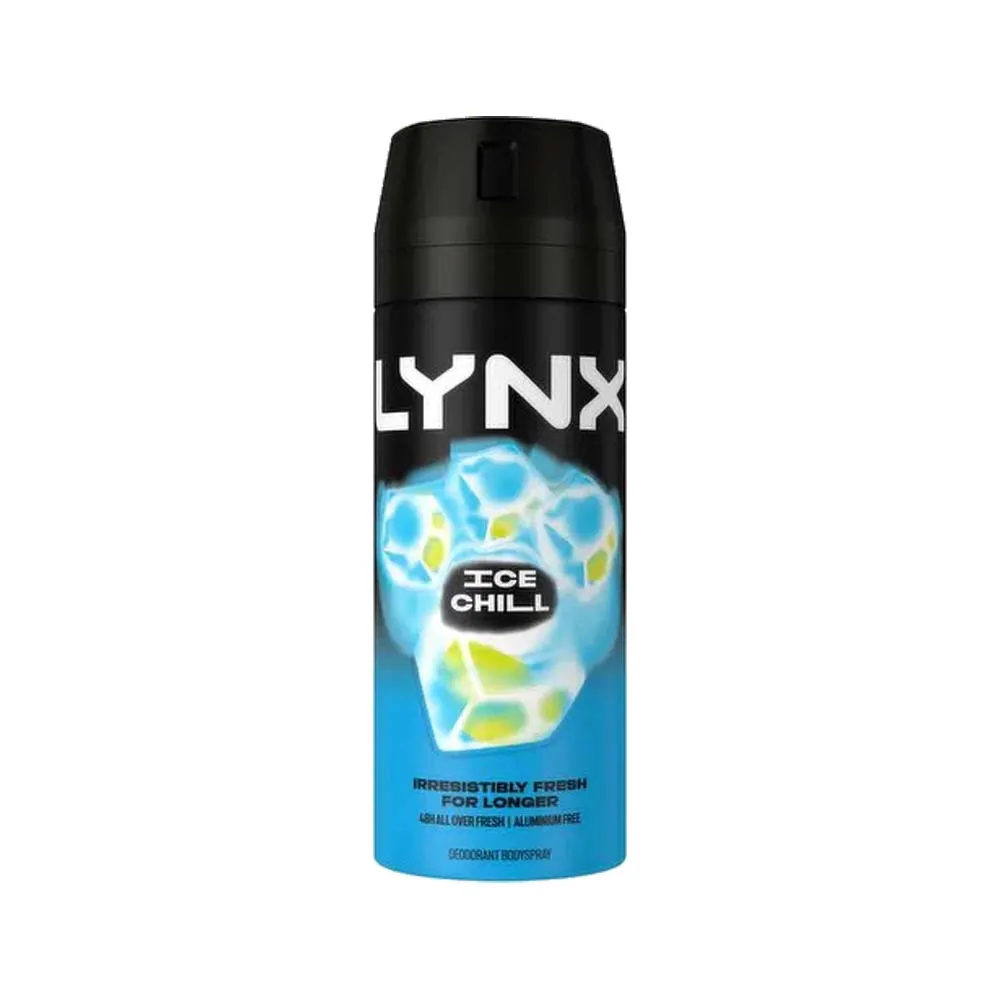 LYNX ICE CHILL DEODRANT 150ml