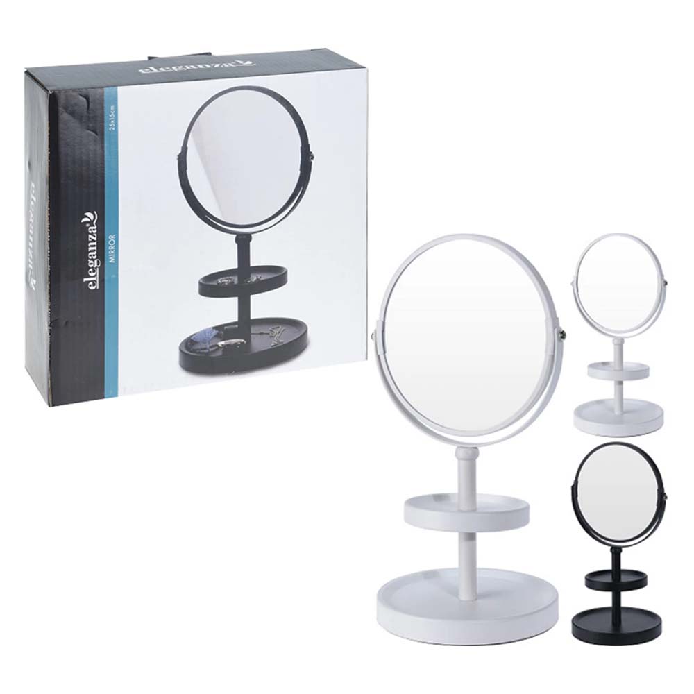 106000110 ELEGANZA METAL MIRROR 25x15cm