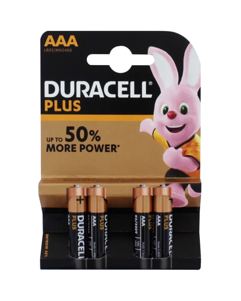 DURACELL AAA BATTERIES (4's)