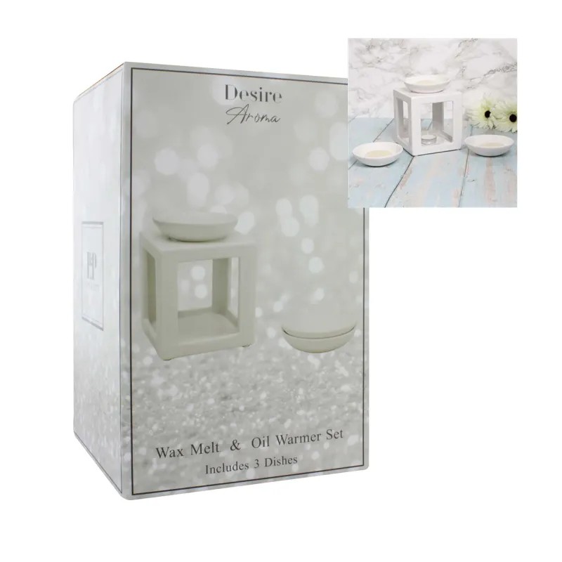 LP47678 DESIRE WHITE CUBE OIL BURNER