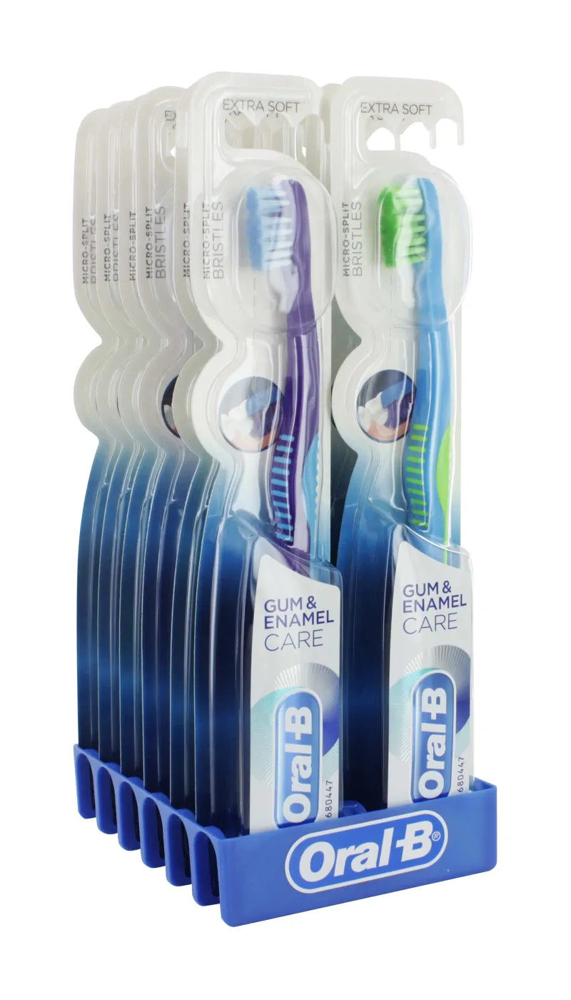 ORAL B GUM & ENAMEL SOFT TOOTHBRUSH x12