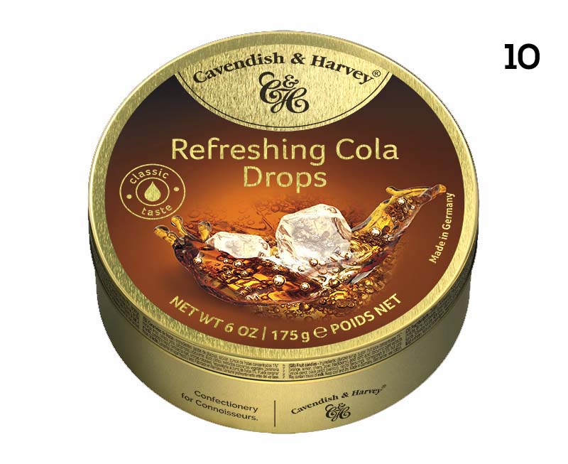 CAVENDISH & HARVEY REFRESHING COLA DROPS 175g x 9