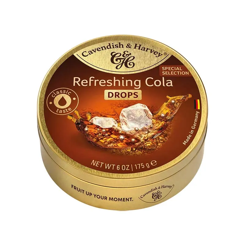 CAVENDISH & HARVEY REFRESHING COLA DROPS 175g x 9