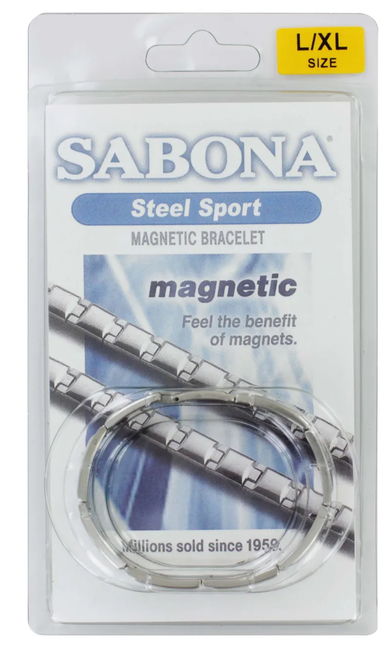 SABONA MAGNETIC STEEL SPORT BRACELET