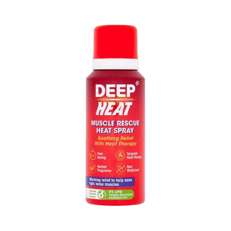 DEEP HEAT HEAT SPRAY 72.5ml compressed