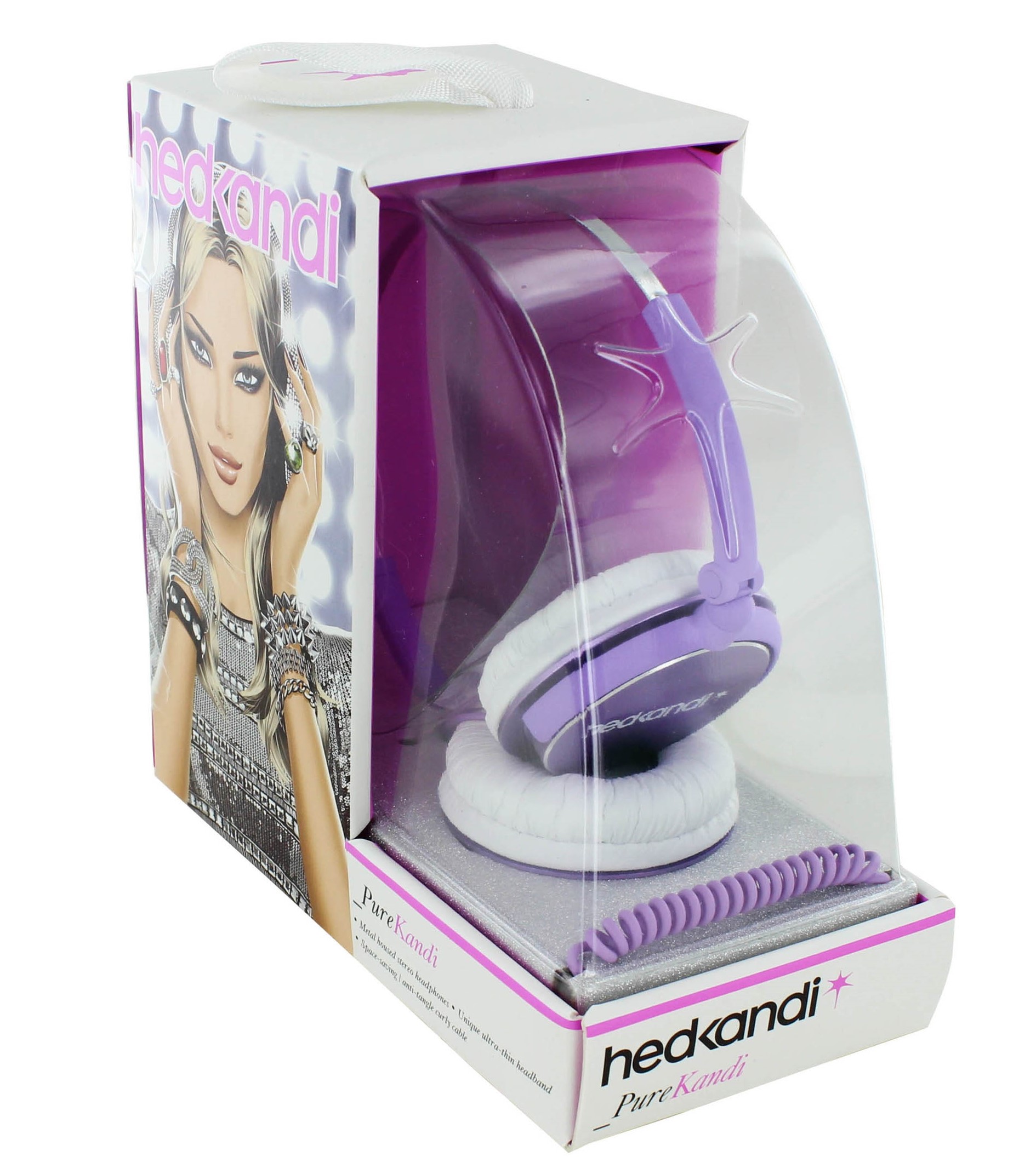 HEDKANDI HEADPHONES PURPLE