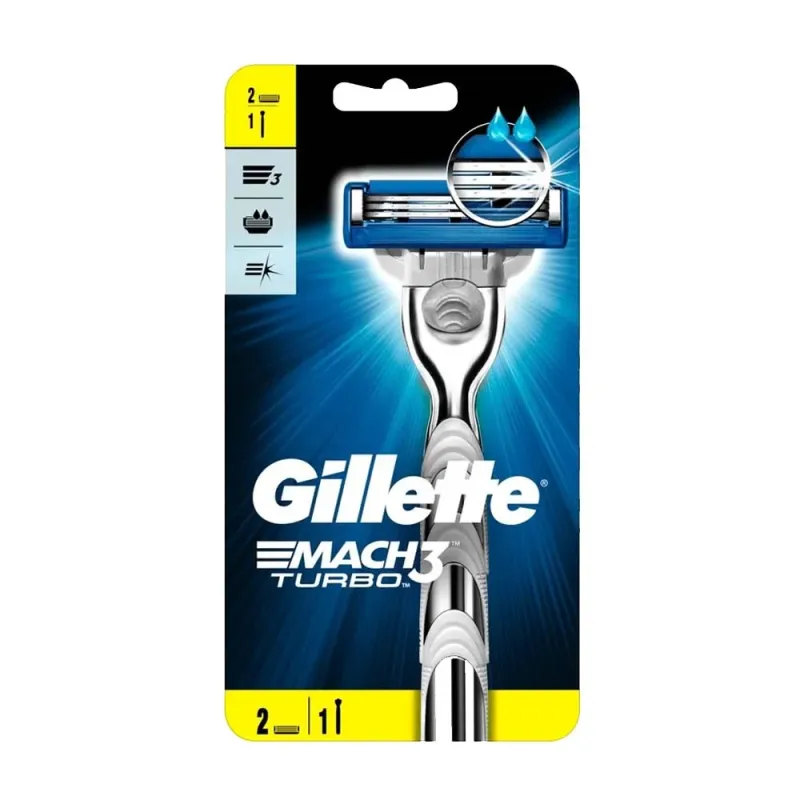 GILLETTE MACH 3 TURBO RAZOR 2 HEAD