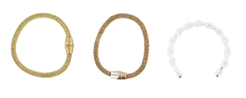 POPCORN BANGLES (4 colours)