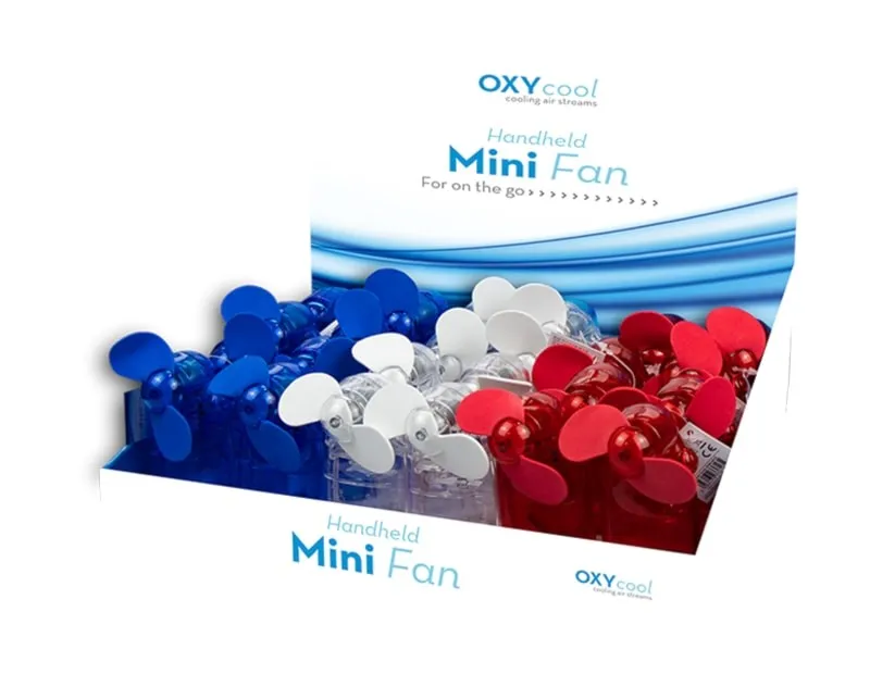 SUM3616 HAND HELD MINI FAN DISP x24