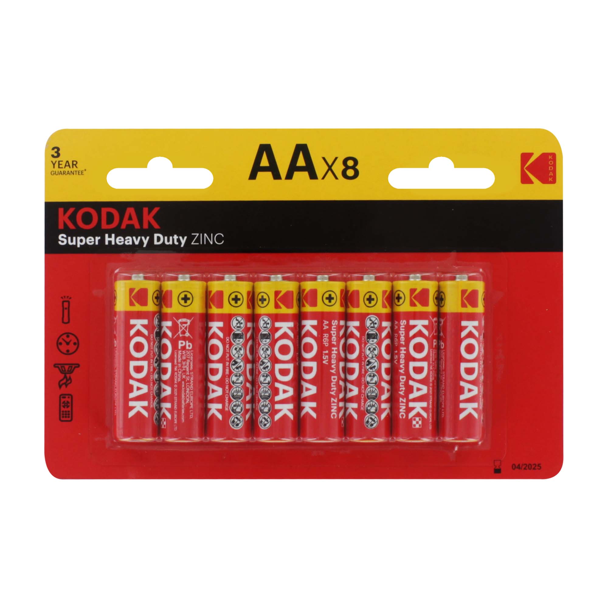 KODAK 8 PACK BATTERIES AA
