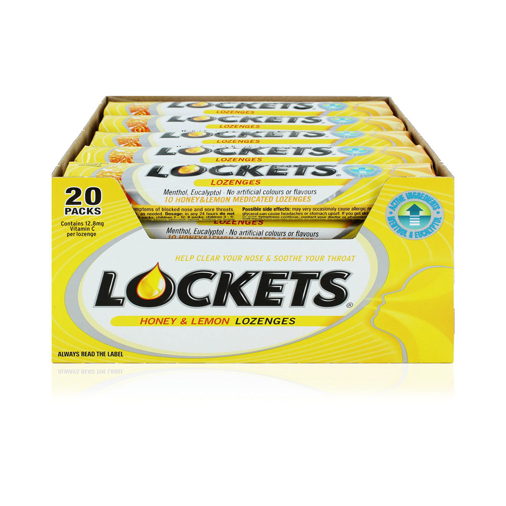 LOCKETS HONEY & LEMON x 20