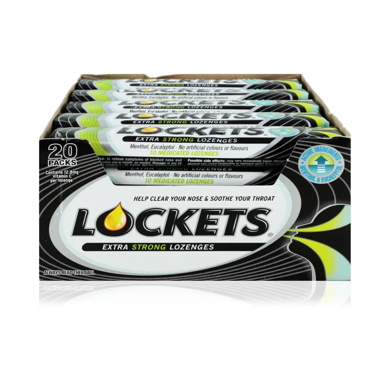 LOCKETS EXTRA STRONG x20