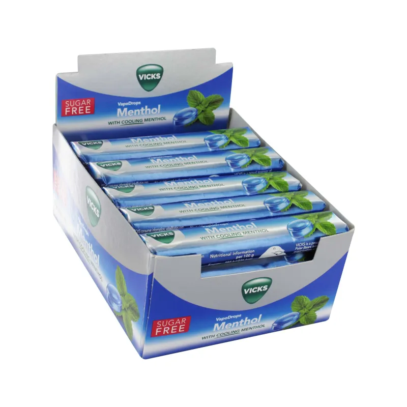 VICKS DROPS MENTHOL x24