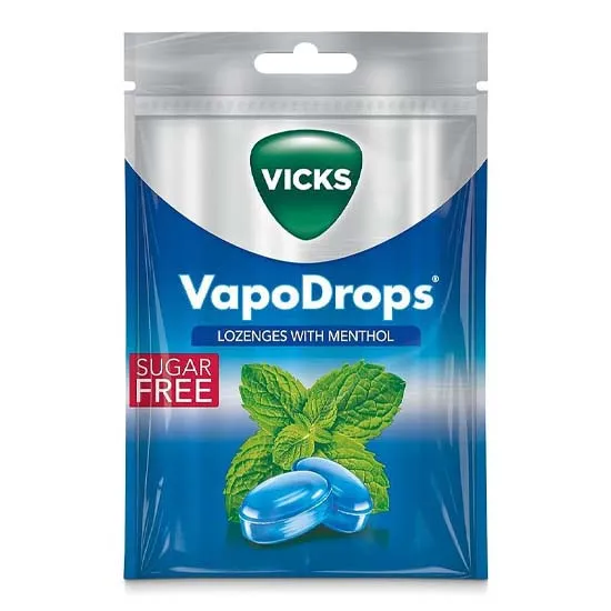 VICKS VAPODROPS MENTHOL SUGAR FREE 72g
