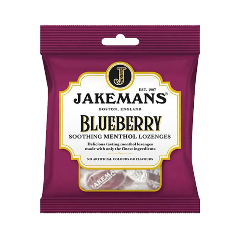 JAKEMANS BLUEBERRY 73g BAGS x12