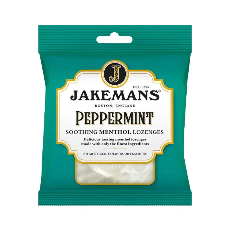JAKEMANS PEPPERMINT MENTHOL 73g x12