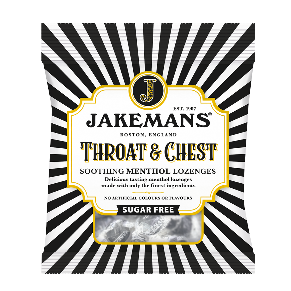 JAKEMANS SUGAR FREE THROAT & CHEST 50g x12