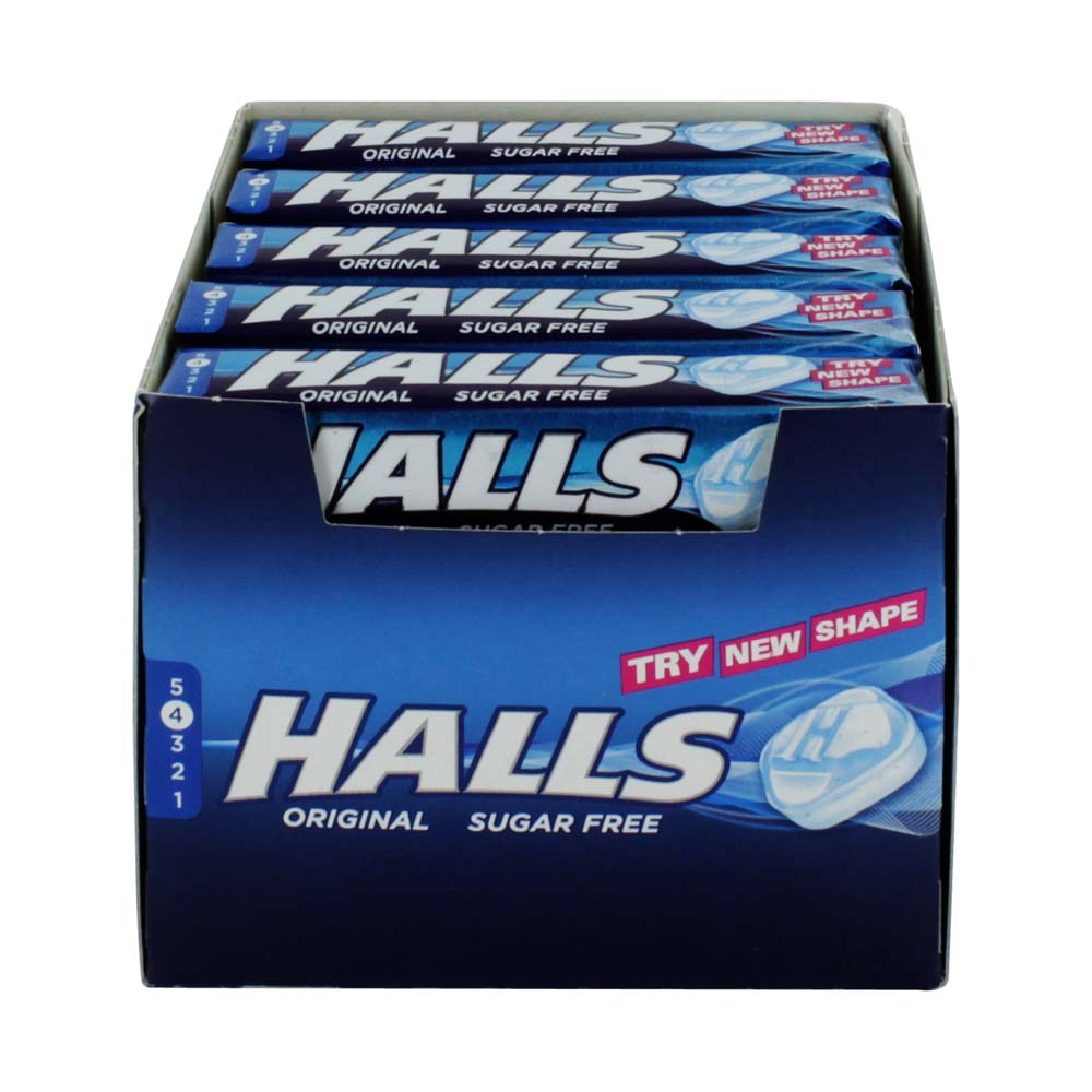 HALLS MENTHO-LYPTUS S/FREE(BLUE)x20