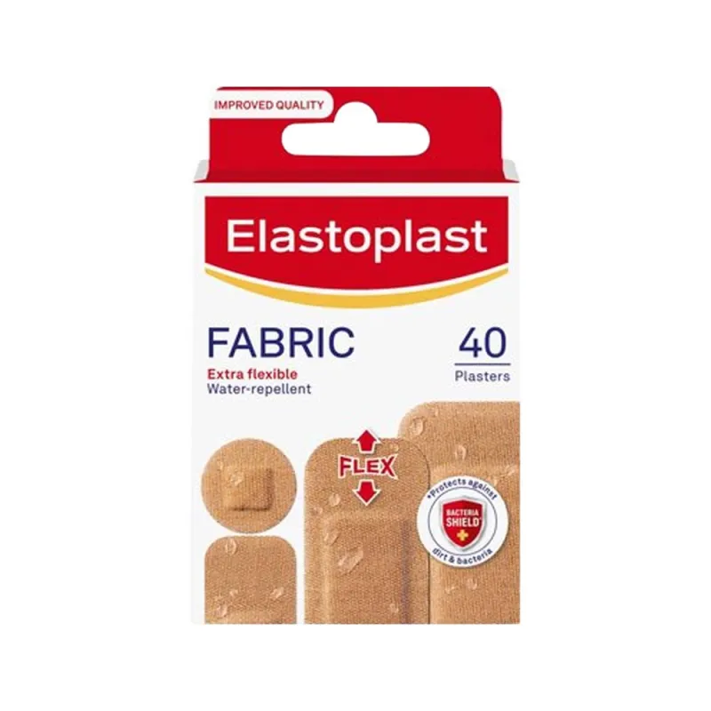 ELASTOPLAST FABRIC 40 PLASTERS x10