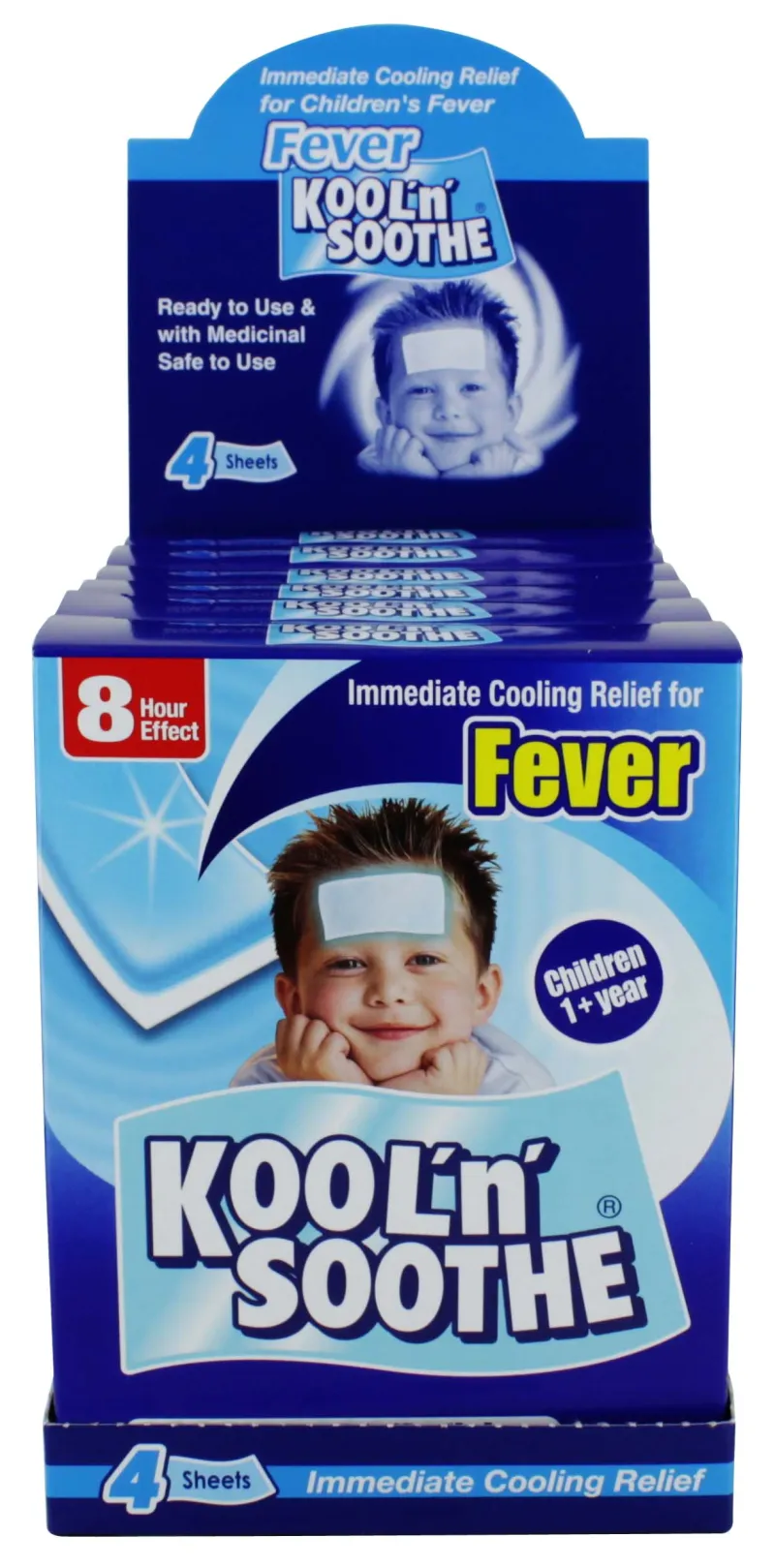 KOOL'N'SOOTHE FEVER 4 SHEETS