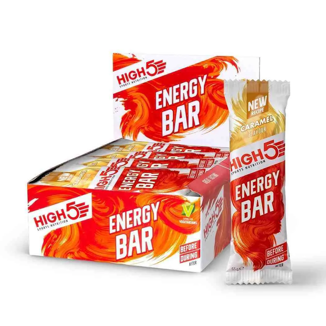 HIGH 5 ENERGY BAR CARAMEL 55g x12 8/24