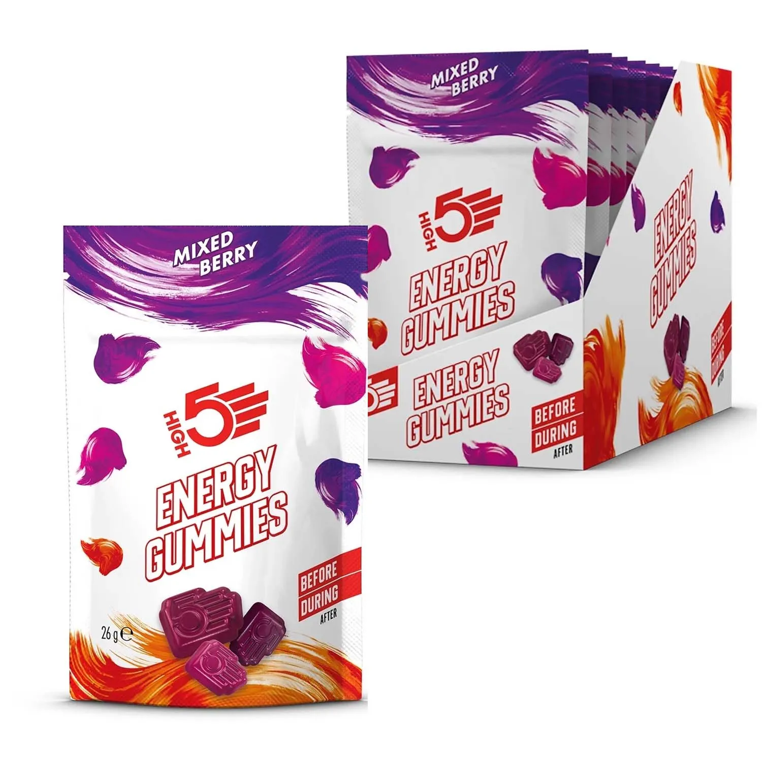 HIGH 5 ENERGY GUMMIES MIXED BERRY x10