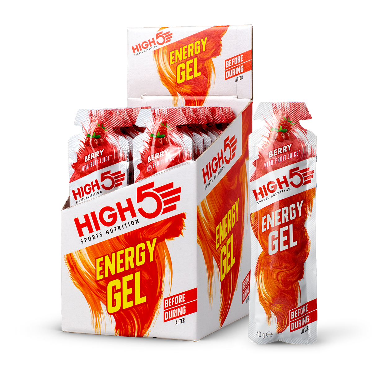 HIGH 5 ENERGY GEL BERRY 40g x20