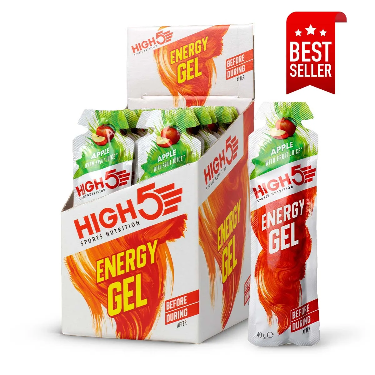 HIGH 5 ENERGY GEL APPLE 40g x20