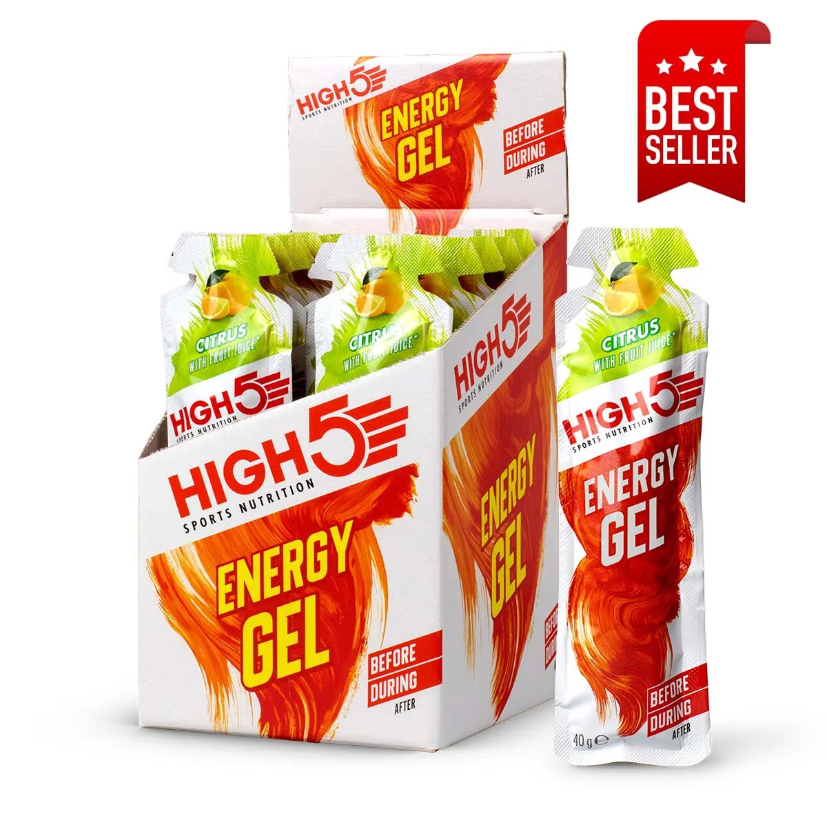 HIGH 5 ENERGY GEL CITRUS 40g x20