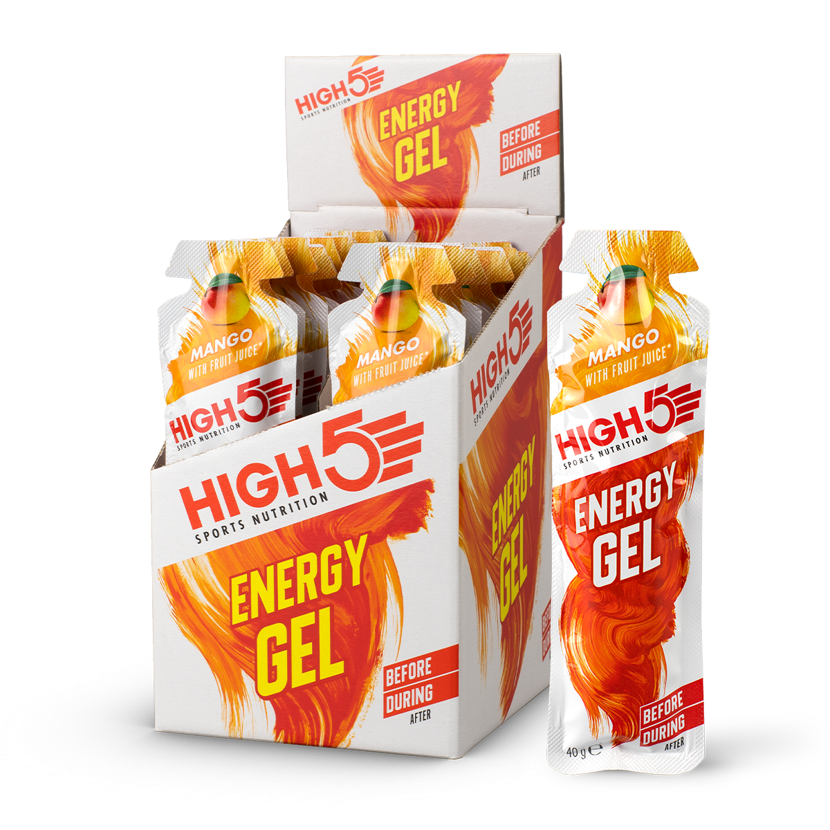 HIGH 5 ENERGY GEL MANGO 40g x20