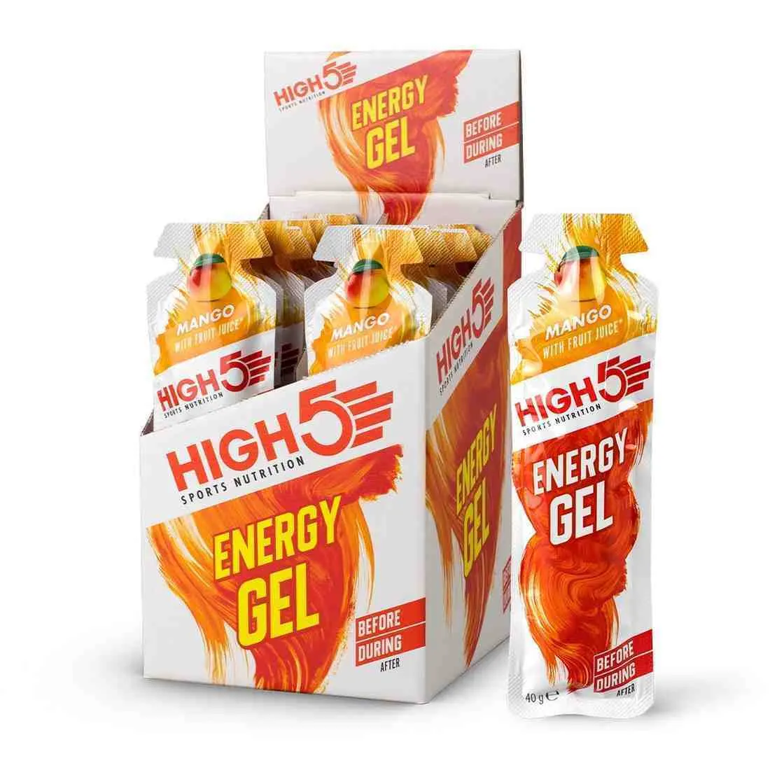HIGH 5 ENERGY GEL MANGO 40g x20