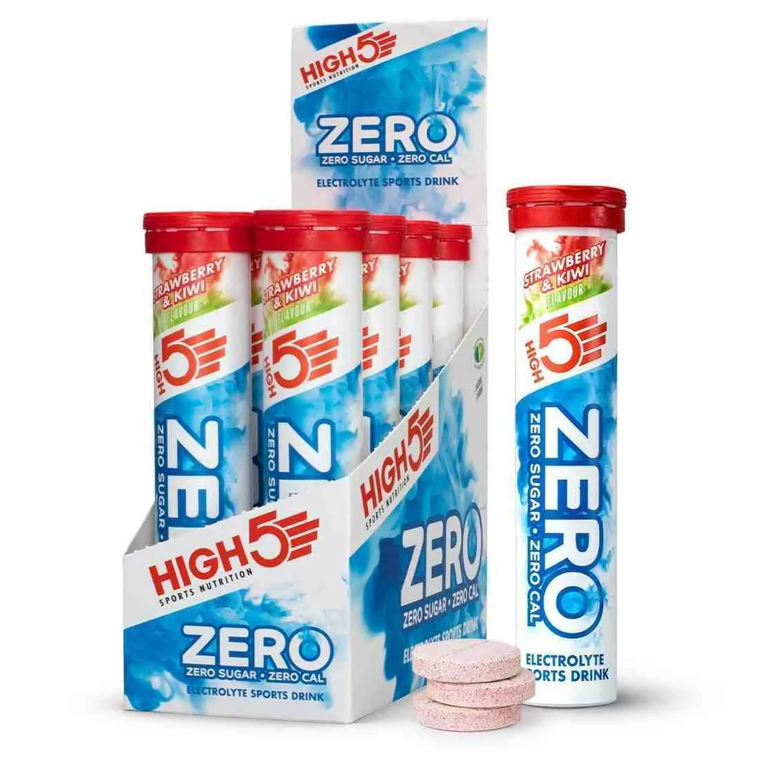 HIGH 5 ZERO SALTS TUBE STRAWBERRY & KIWI x8 ELECTROLYTE SPORTS DRINK