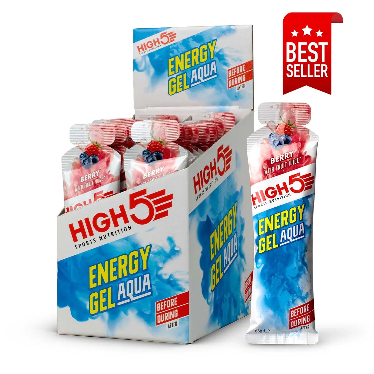 HIGH 5 ENERGY AQUA GEL 66g BERRY x20