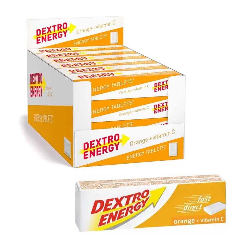 DEXTRO ORANGE ENERGY 14 TABLETS 47g x24